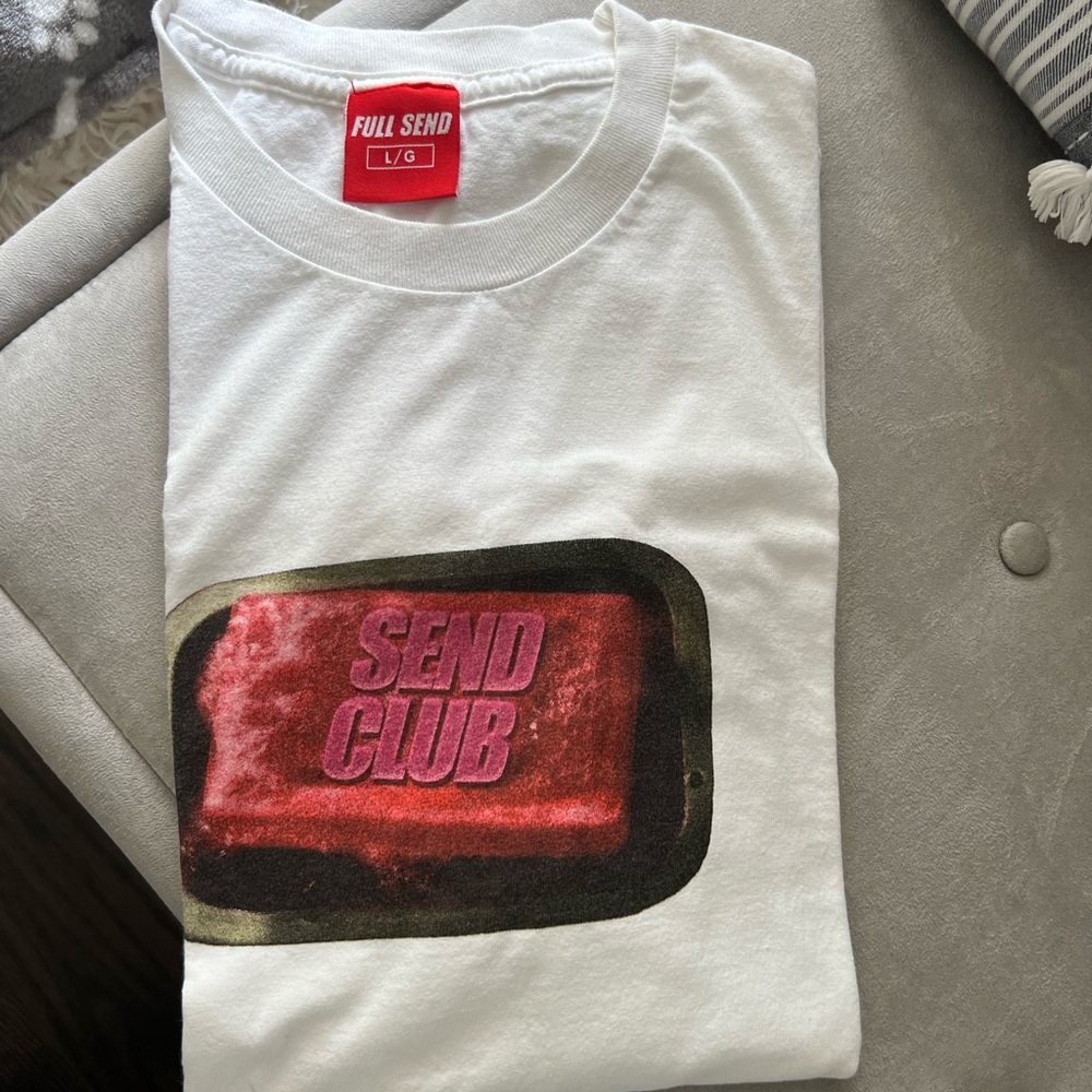 FULL SEND T SHIRT SIZE L NWOT